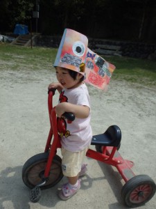 「三輪車大好き!」