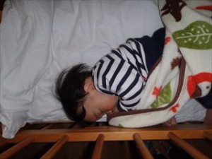 ぐっすり眠って大きくなってね ずっと見守っているよ