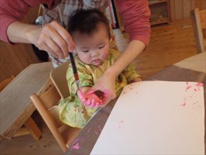 「私はピンク色を選んだよ」