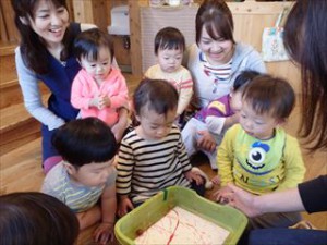 ほら!転がしてみるよ~