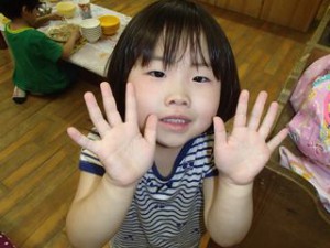 「私もキレイに洗えたよ!」